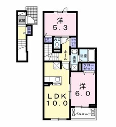 ラフレシール・ベルⅤの物件間取画像